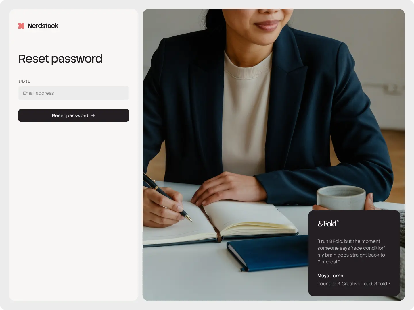 Reset password